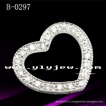 Серьги с серебром 925 с CZ (B-0297)